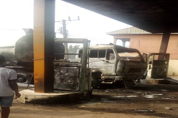 Nnewi gas explosion; Petrol station, shops razed