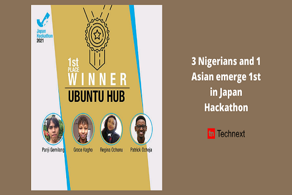 Nigerian leads team to win tech competition in Japan