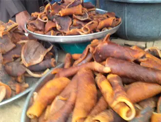 NAFDAC impounds 120 tons of unwholesome imported ponmo