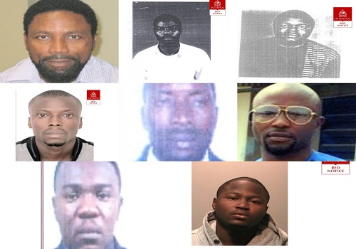 Eight Nigerians on INTERPOL’s wanted list