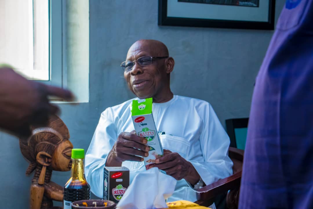RUZU Bitters is wonderful, says Obasanjo