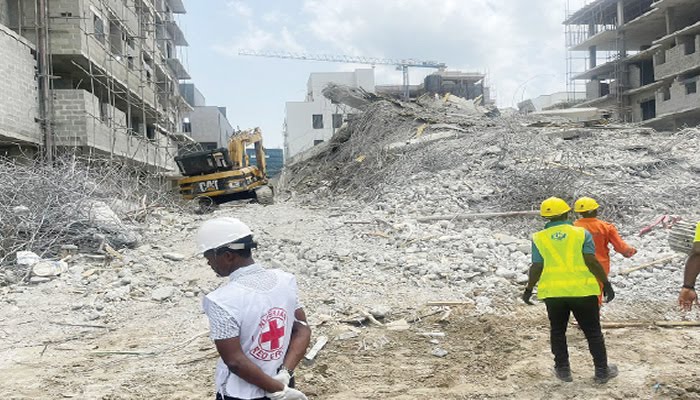 LASEMA recovers body from Banana Island collapsed building