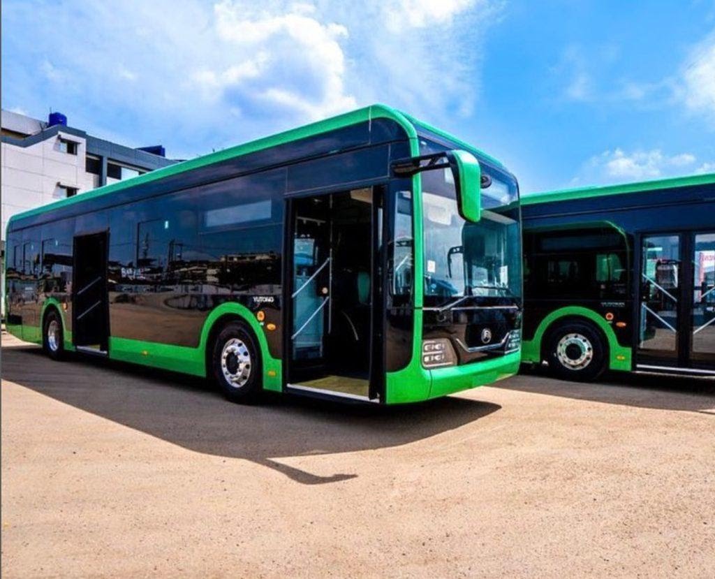 PHOTOS: Sanwo-Olu unveils first set of electric buses in Lagos