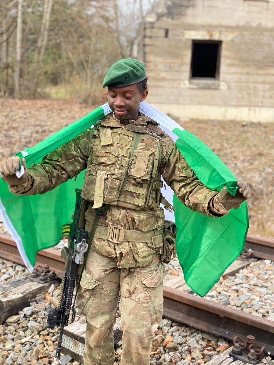 Princess Owowoh becomes first Nigerian female officer cadet to graduate from UK’s Royal Military Academy